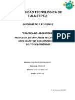 Plan de Recuperación Ante Desastres Por Delitos Cibernéticos