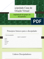 Discipulado Casa de Oração Virtual