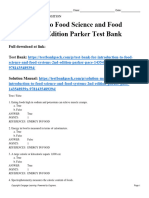 Introduction To Food Science and Food Systems 2Nd Edition Parker Test Bank Full Chapter PDF