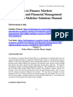 Introduction To Finance Markets Investments and Financial Management 15Th Edition Melicher Solutions Manual Full Chapter PDF