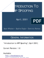 Arp Spoofing Slides