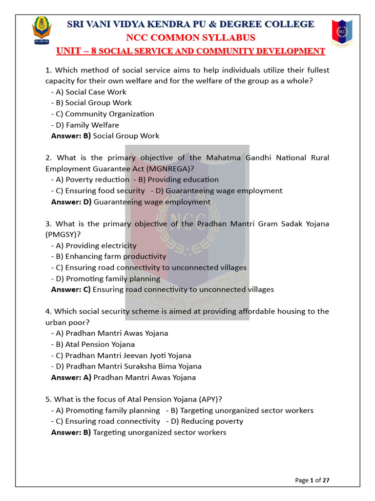 NCC CS Unit-8 MCQ | PDF | Computer Security | Security