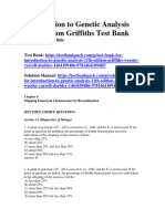 Introduction To Genetic Analysis 11Th Edition Griffiths Test Bank Full Chapter PDF