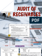 Lecture Notes - Audit of Receivables