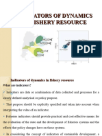 Indicators of Dynamics in Fishery Resource 7