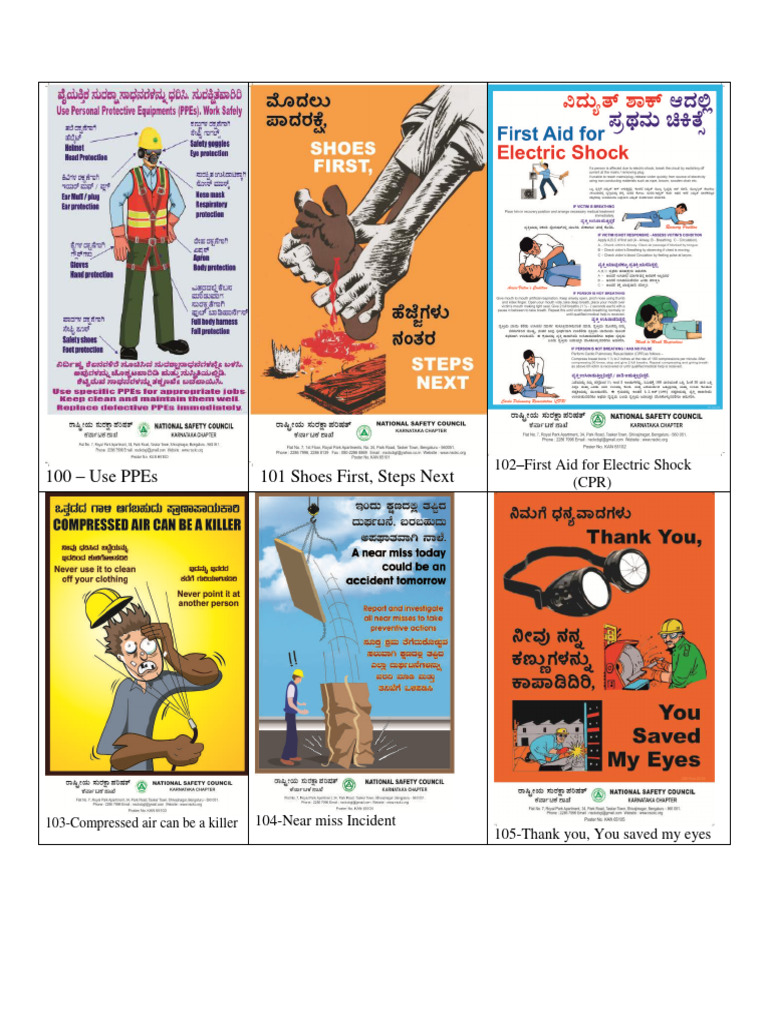 PostersKannada Safety PDF
