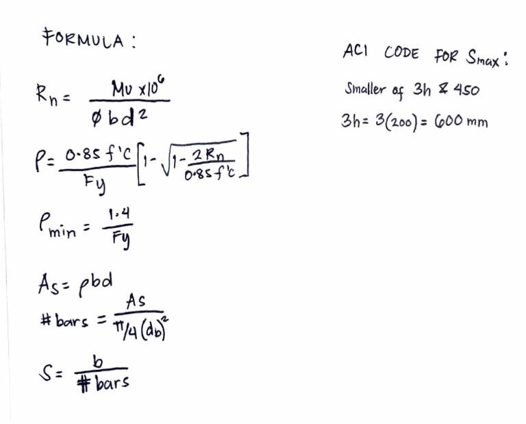 RCD Formulas and ACI Code Overview | PDF
