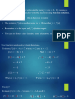 Function Notation