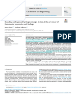 Modelling Underground Hydrogen Storage - A State-Of-The-Art Review of