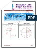 SS2 FURTHER MATHS 3RD TERM E-note