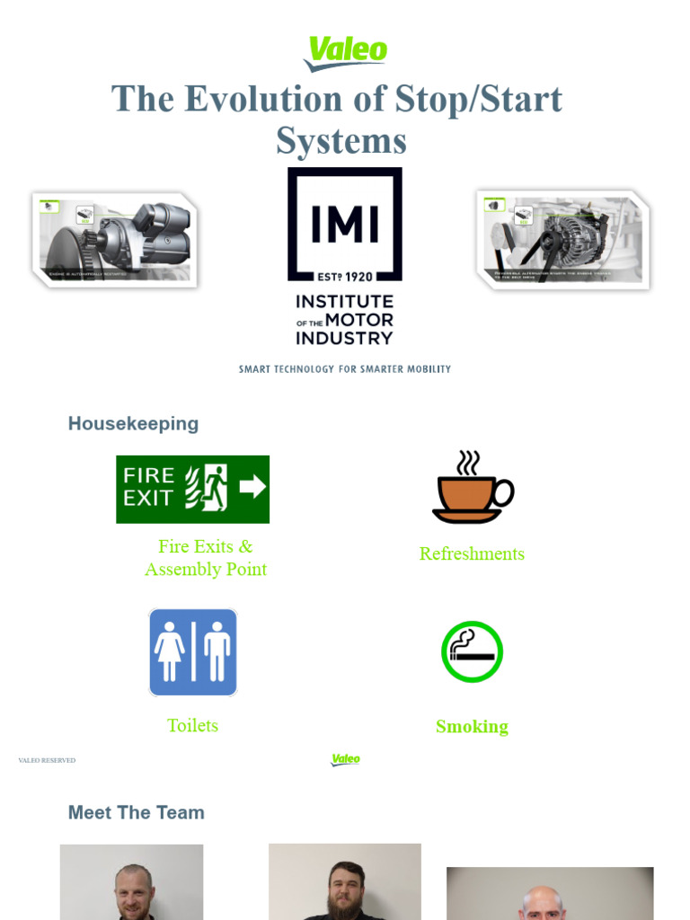 Valeo's 48V Stop/Start Systems Overview | PDF | Hybrid Electric Vehicle ...