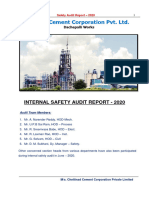 Safety Audit Report June 2020 Chettinad Dachepalli