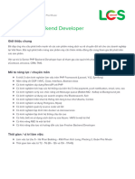 JD Senior - Backend Developer 2024