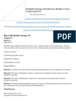 Child Health Nursing 3Rd Edition Bindler Test Bank Full Chapter PDF