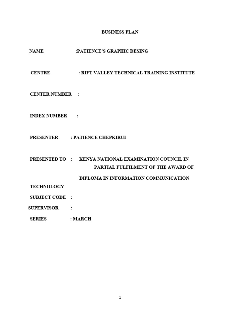 Graphic Design Business Plan Overview | PDF | Brand | Employment