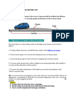 Road Alignment and Setting Out Research