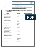 886 - MYP4 Ionic Compounds and Formula Worksheet 1 Term 2