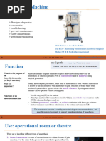 Anesthesia Machine Schematic | PDF