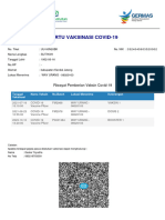 Kartu Vaksinasi Covid-19: Riwayat Pemberian Vaksin Covid-19