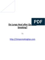 Do Lungs Heal After Quitting Smoking