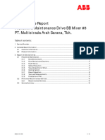 Field Service Report ACS1k - SN 5607 BB 8