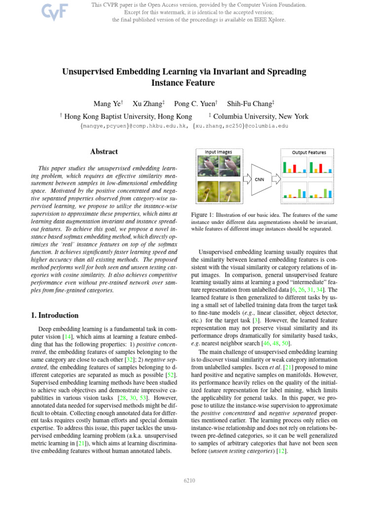 Unsupervised Embedding for Researchers | PDF | Machine Learning ...