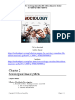 Solution Manual For Sociology Canadian 9Th Edition Macionis Gerber 0134308042 9780134308043 Full Chapter PDF