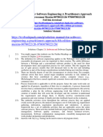 Solution Manual For Software Engineering A Practitioners Approach 8Th Edition Pressman Maxim 0078022126 9780078022128 Full Chapter PDF