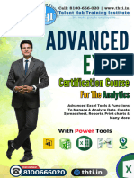 Advance Excel MIS Plus - Brochure-THTI-Kol