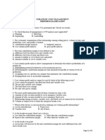 Strategic Cost Management Midterm Exam