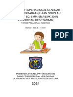 POS Ujian SD, SMP, SMAK, PK Kab Sorong 2024