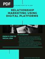 Relationship Marketing Using Digital Platforms