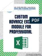 Custom Advanced Excel Module