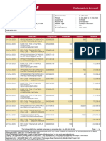 IndusInd Account Statement