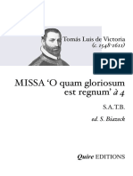 Missa O Quam Gloriosum (Victoria) D-Major