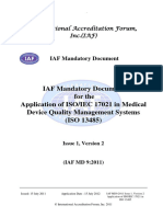 MD09 2011 Application of ISO 17021 in MD QMS
