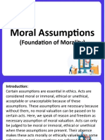 Moral Assumptions Ethics