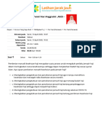 Pre Test (Perawat) - Ulasan Hasil Pengerjaan Kuis