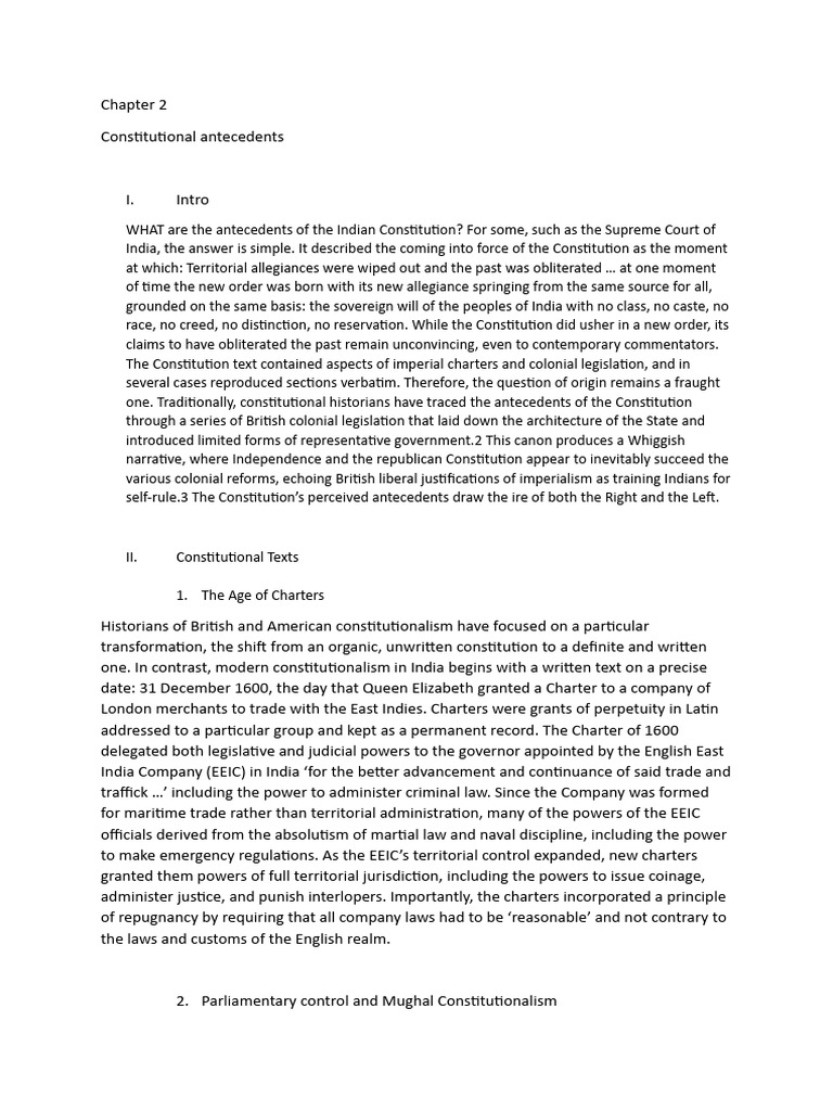 Chapter 2 CI | PDF | Constitution | Government
