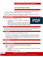 DISFCFF095 Estudo de Viabilidade de Projetos