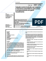 NBR 13792 Protecao Contra Incendio Por Sistema de Chuveiros Automaticos para Areas de Armazenamento em Geral Procedimento