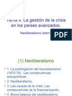 Tema 4. La Gestión de La Crisis en Los Paíse Savanzados