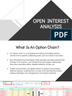 Open Interest Analysis 