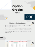 Option Greeks Part I