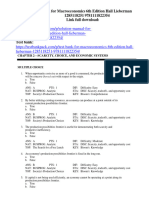 Test Bank For Macroeconomics 6Th Edition Hall Lieberman 1285118251 9781111822354 Full Chapter PDF