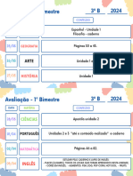 Espanhol Filosofia: Avaliação - 1 Bimestre