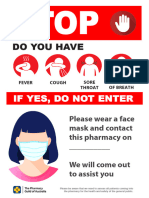 COVID 19 OR Cold Flu Poster