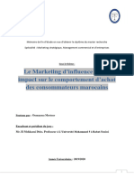 Mémoire Marketing D'influence