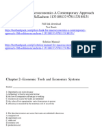 Test Bank For Macroeconomics A Contemporary Approach 10Th Edition Mceachern 1133188133 978113318813 Full Chapter PDF