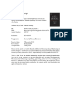 Effect of Phonological and Morphological Factors On Speech Disfluencies of Kannada Speaking